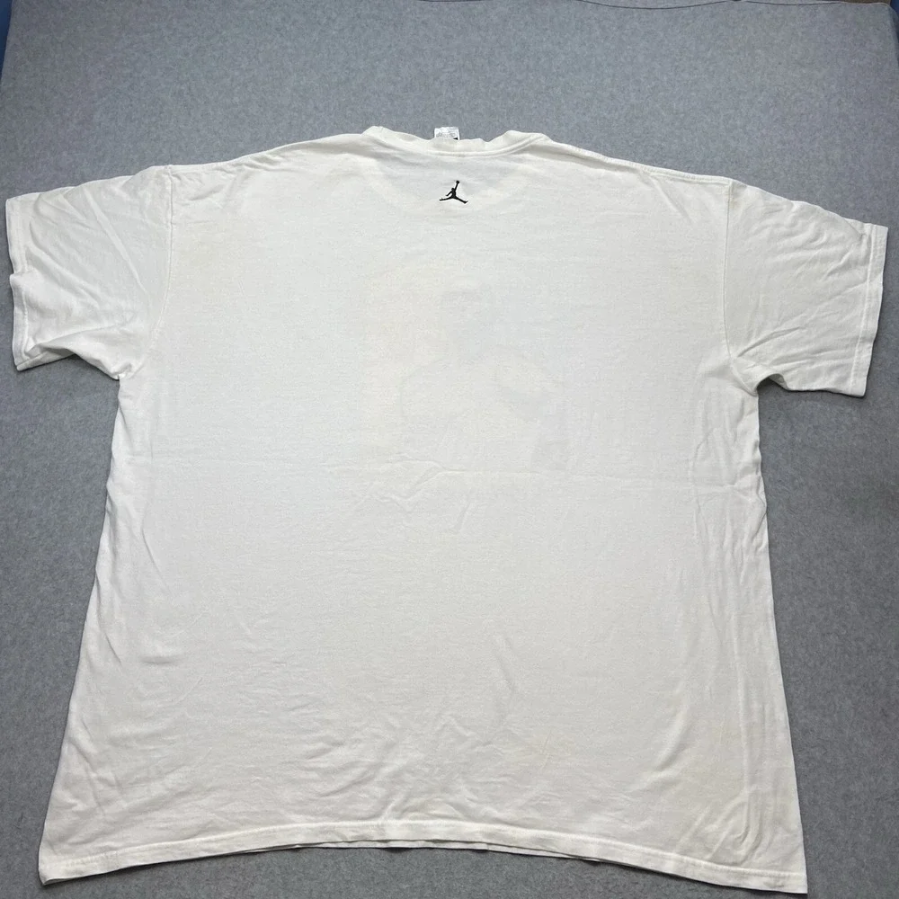 Jordan Michael Jordan Much Respect TShirt 3XL Mens White Graphic Wildfire Back‎